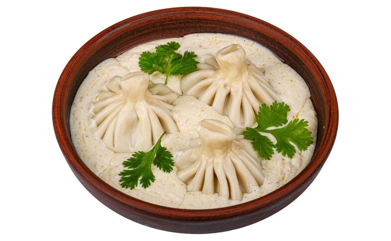 Хинкали из говядины и курицы (3 шт)