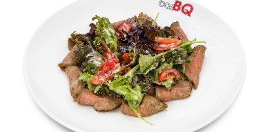 Салат с ростбифом