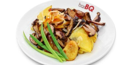 Картофель с грибами