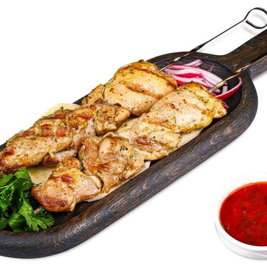 Шашлык по-грузински из курицы