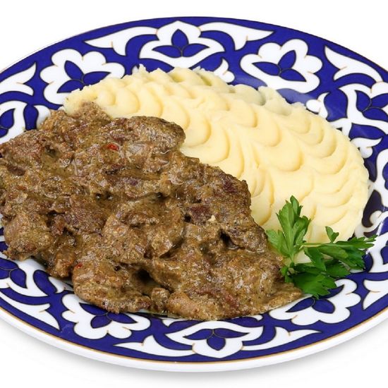 Говядина в ореховом соусе