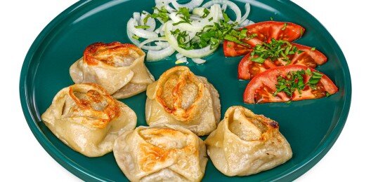 Манты жареные