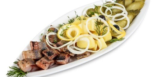 Закуска "Сельдь по-русски"