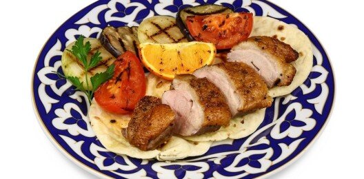 Утка в тандыре