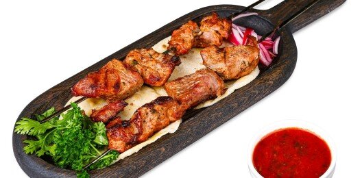 Шашлык по-грузински из баранины
