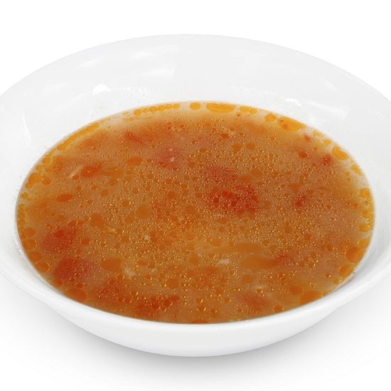 Уха с семгой