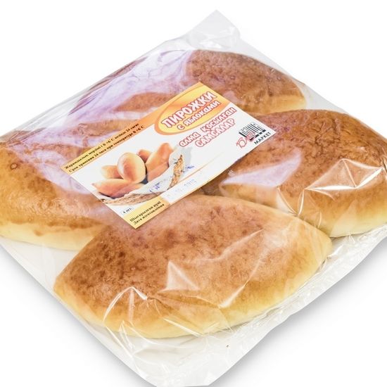 Пирожки с яблоками 4 шт.