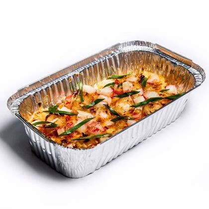 Запеканка с креветкой и крабом