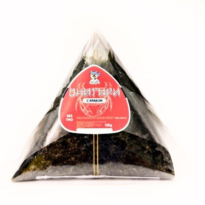 Онигири с крабом