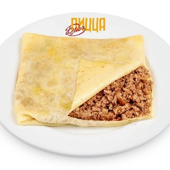 Блин Гурьевский с мясом