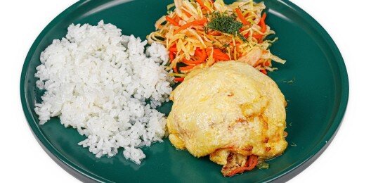 Минтай под сырной шапочкой