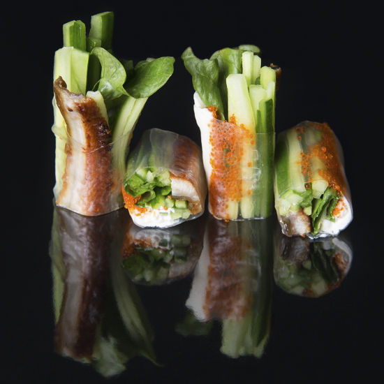 Спринг ролл с угрем