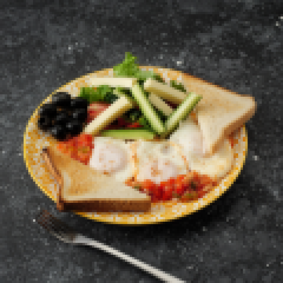 Яичница из 3-х яиц