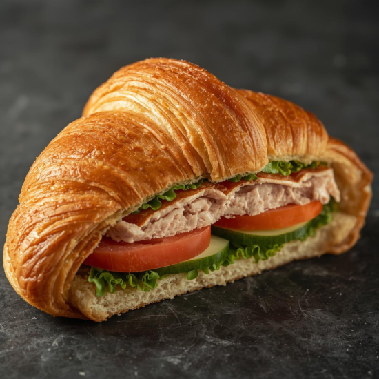 Круассан с тунцом