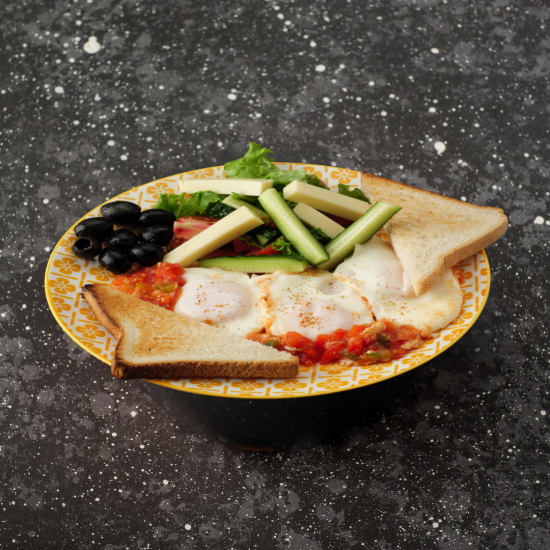 Яичница из 3-х яиц