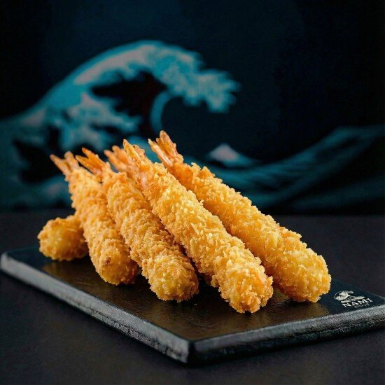 Креветки в темпуре