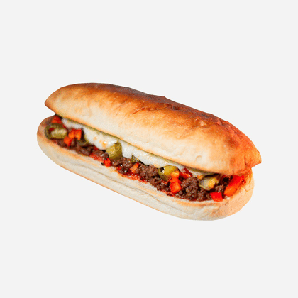 Сэндвич с говяжьим фаршем