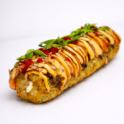 Шауртемпура с лососем