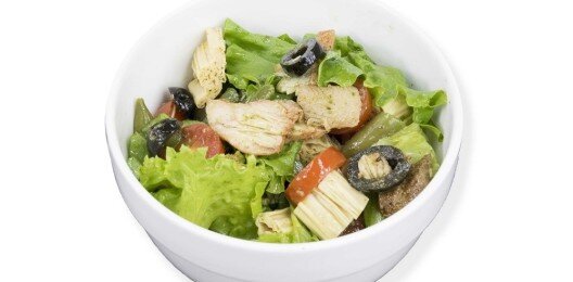 Салат с индейкой и спаржей