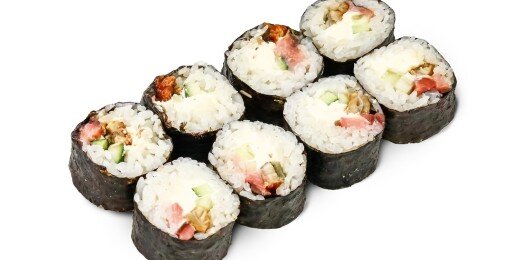 Роллы с угрем и горбушей