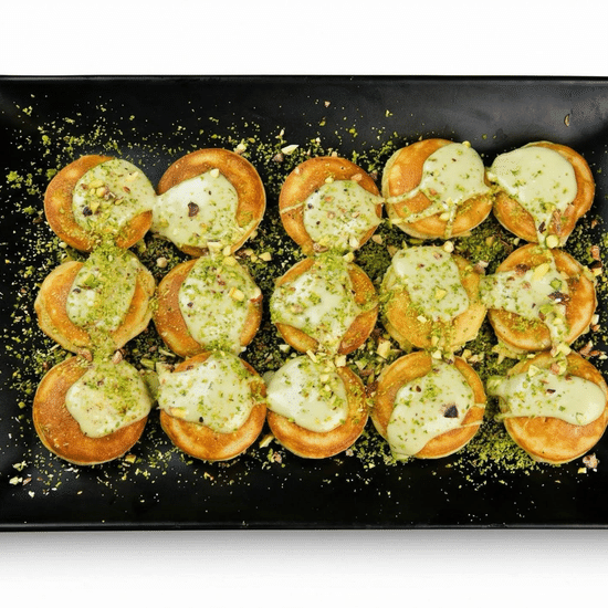 Мини панкейк с Фисташковой пастой