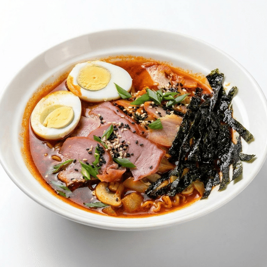 Рамен с копчёностями