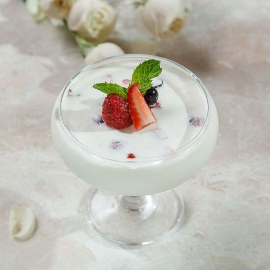 Жидекті панна-котта/Ягодная панна-котта