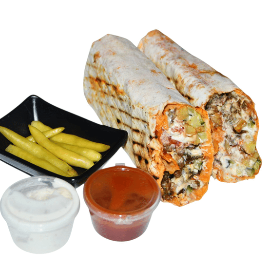 Донер с овощами говяжий