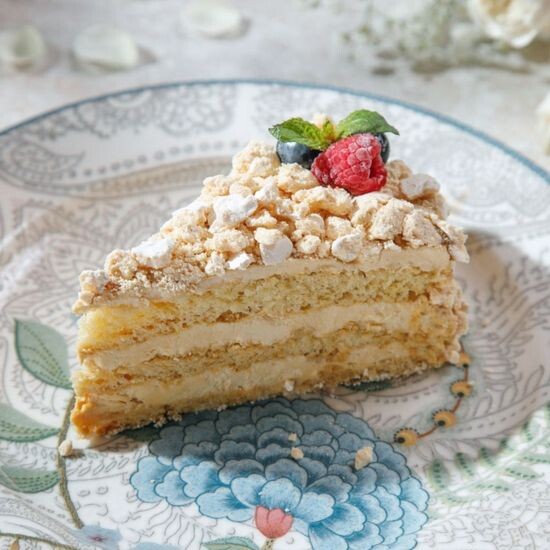 Карамель безе торты/Карамельный торт с безе