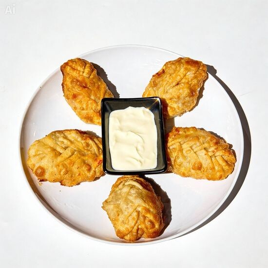 Манты жареные