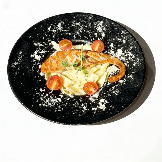 Паста с сёмгой