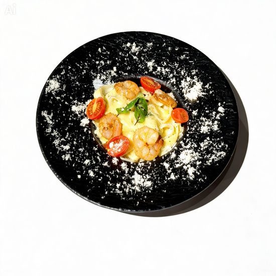 Паста с креветками