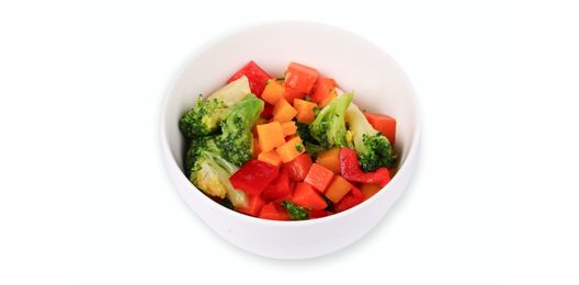 Салат с брокколи и тыквой