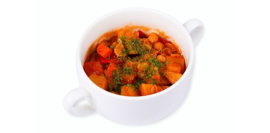 Овощное рагу с нутом