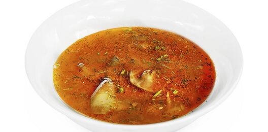 Солянка грибная постная