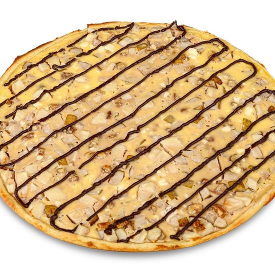 Киш с яблоком и грушей