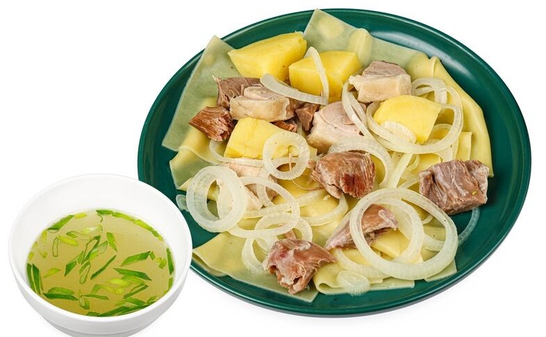 Бешбармак с бараниной