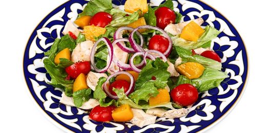 Салат "Курочка с персиками"