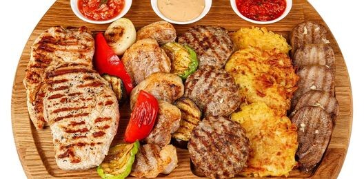 Мясное ассорти на решетке (индейка)