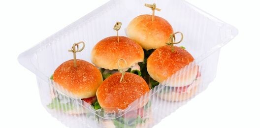 Мини-бургеры с семгой (5 шт)