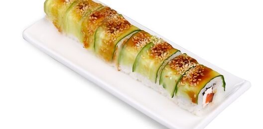 Роллы с семгой и огурцом