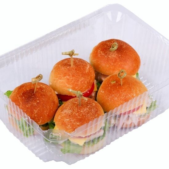 Мини-бургеры с курицей (5 шт)