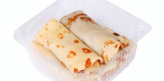 Блинчики с фаршем и рисом (5 шт)