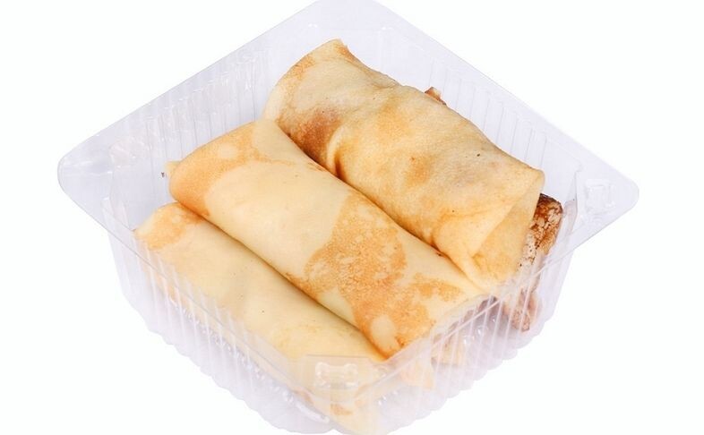 Блинчики с курицей и грибами (5 шт)