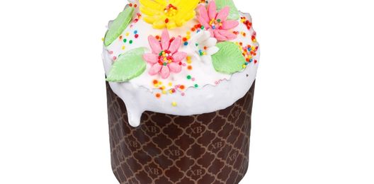 Кекс пасхальный с мастикой