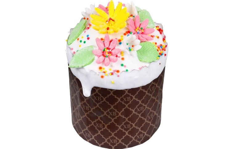 Кекс пасхальный с мастикой