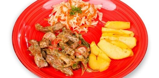 Свинина в сметанно-горчичном соусе