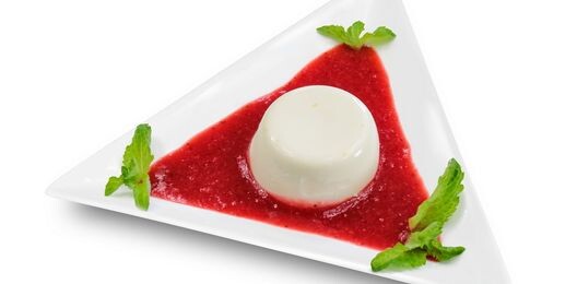 Клубничная панакота