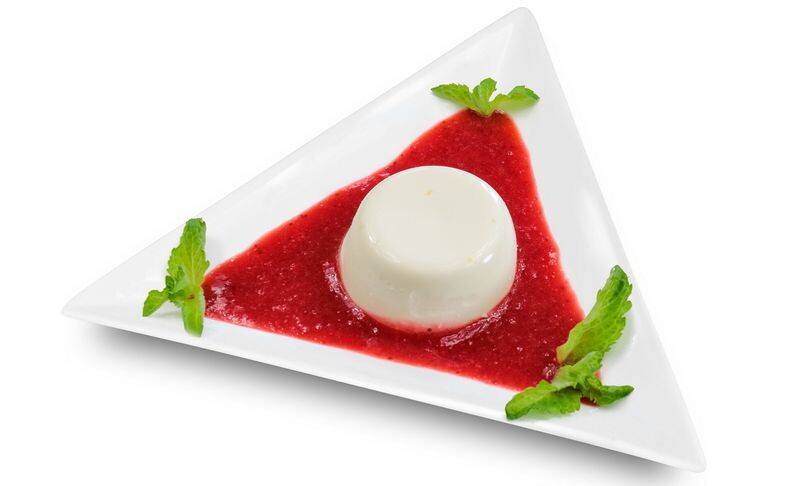 Клубничная панакота