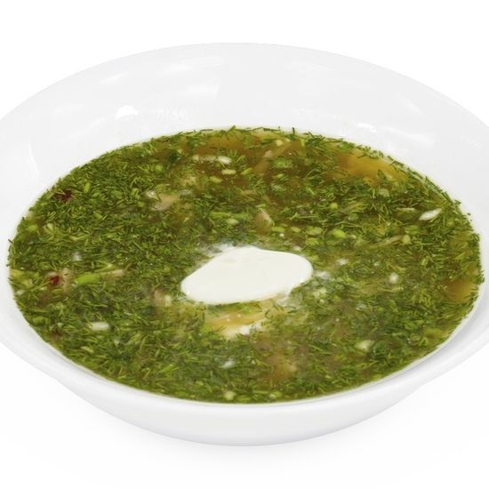 Окрошка на кефире